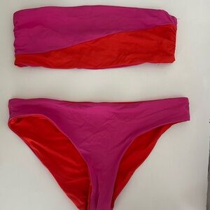 LSPACE STRAPLESS BIKINI SET